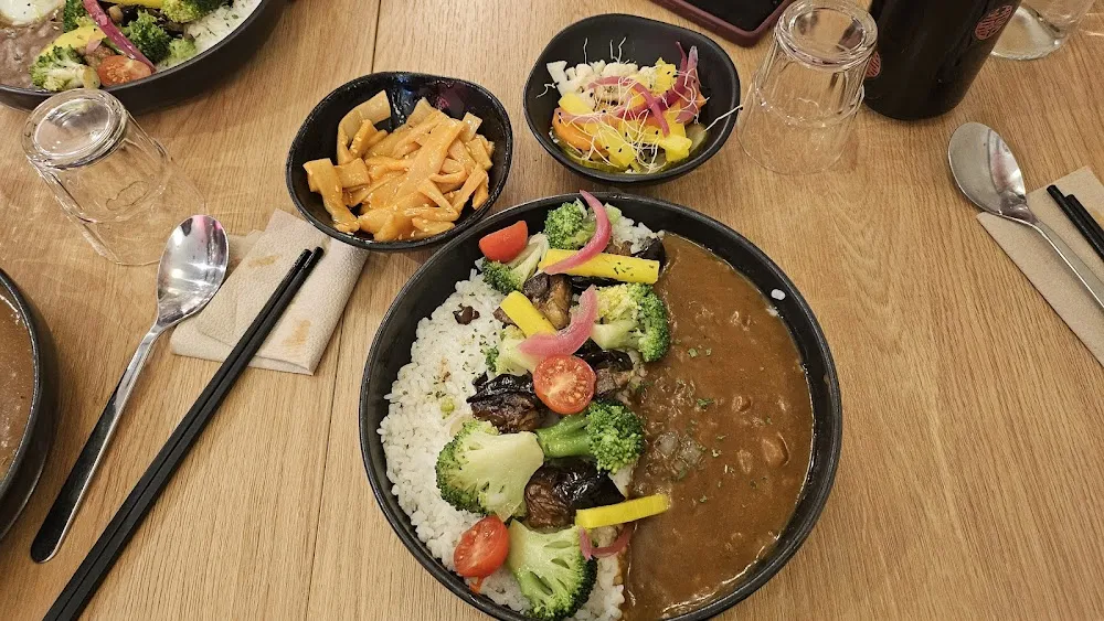 Curry Végétarien Et Tsukemono